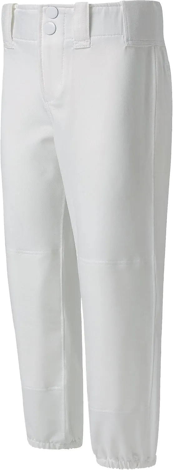 Willit Girls' Softball Pants Kids' Youth Baseball Pant Belted Low Rise Fastpitch Pants with Pockets