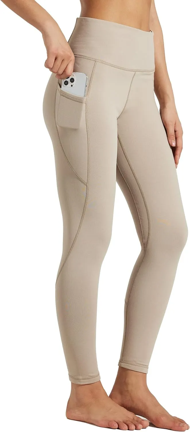 Willit Women's Fleece Lined Leggings High Waisted Winter Thermal Yoga Running Pants with Pockets