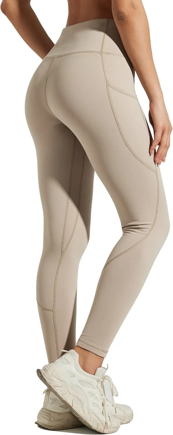 Willit Women's Fleece Lined Leggings High Waisted Winter Thermal Yoga Running Pants with Pockets