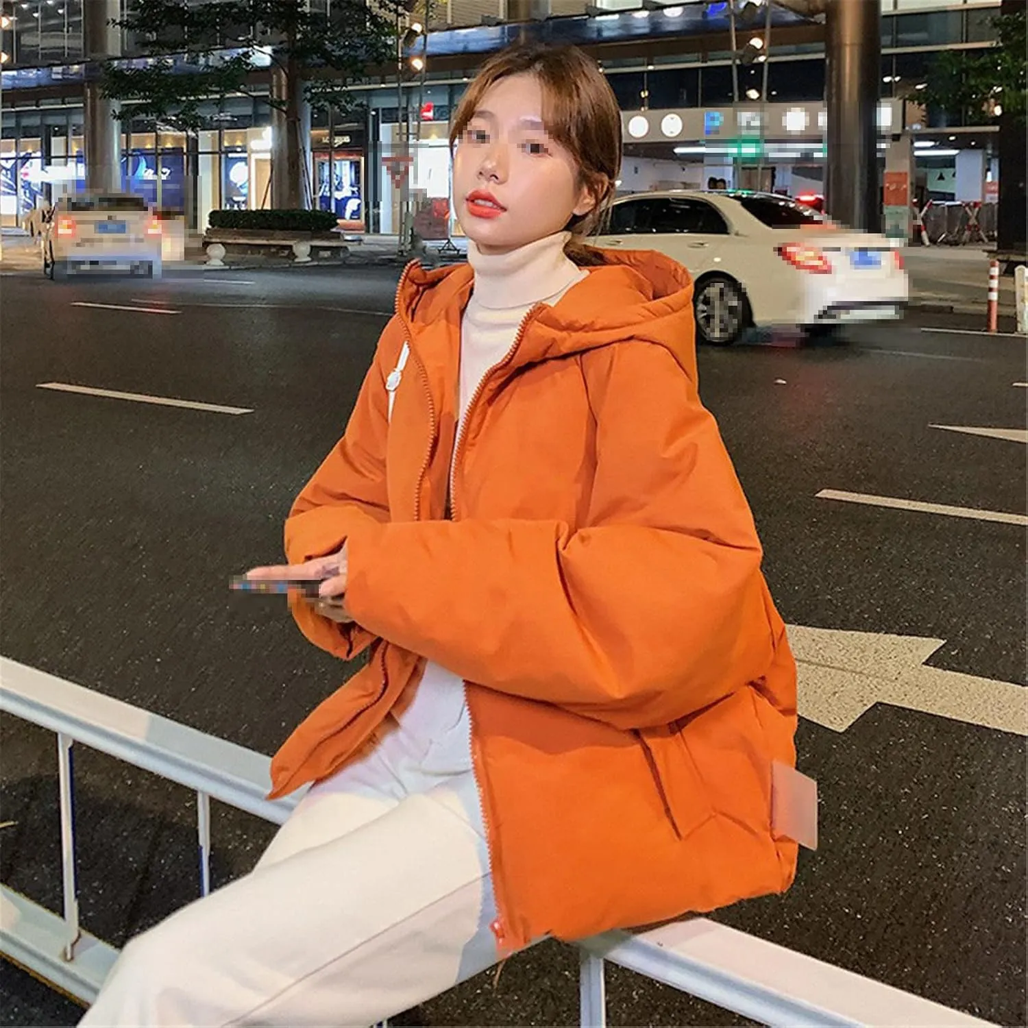 Winter Down Jacket Women Hooded Coat Female Thick Cotton Padded Ladies Overcoat Plus Size Casual Loose Parka