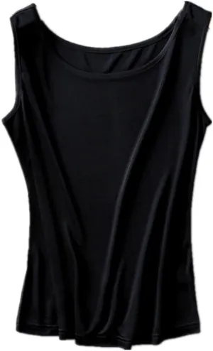 Women Silk Tank Top Crewneck Under Shirts Basic Undershirts Sleeveless Shirt
