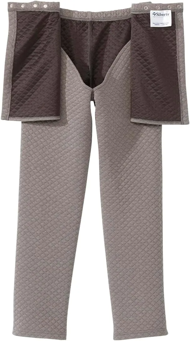 Womens Assisted Dressing Adaptive Open-Back Tracksuit Pants