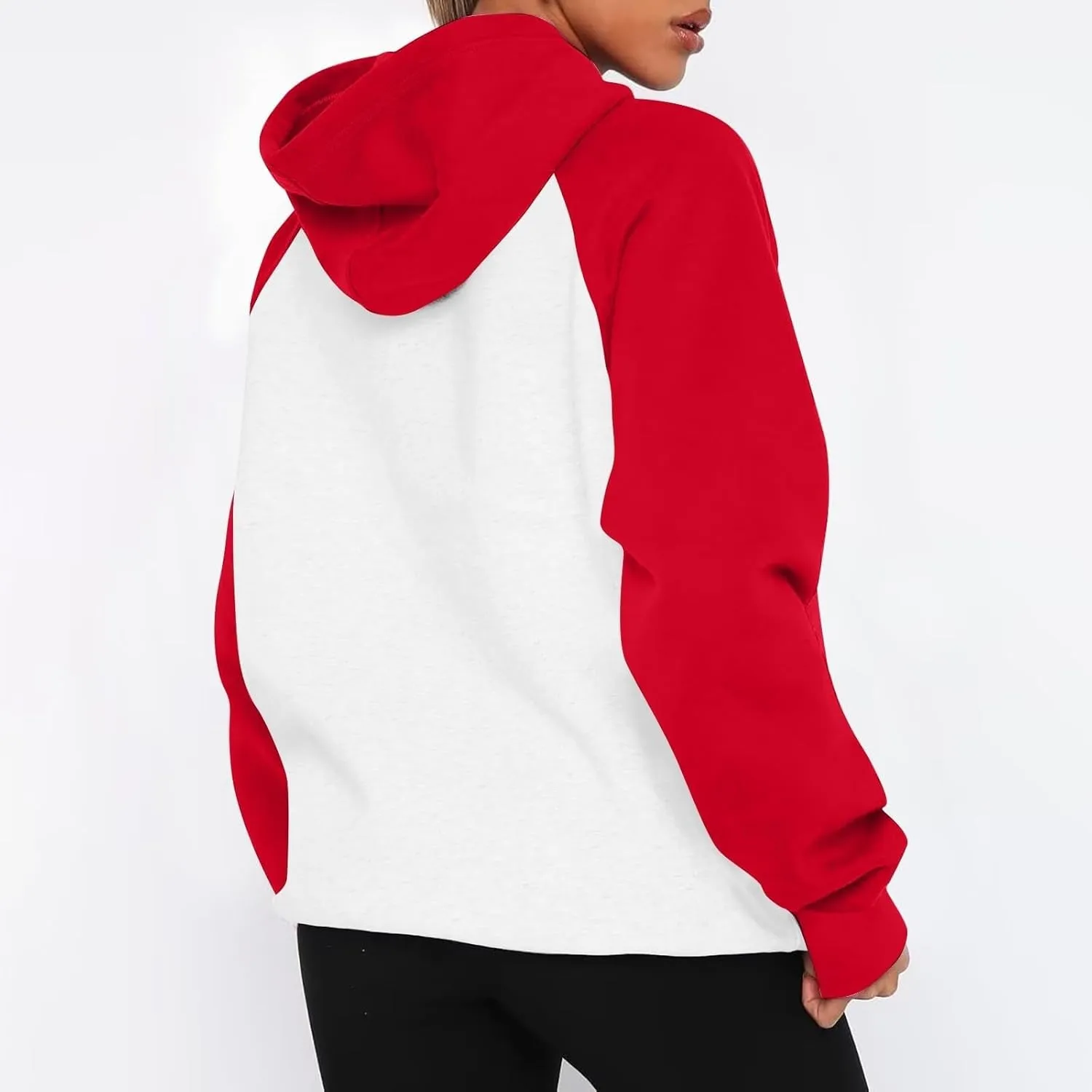 Womens Oversized Hoodies Fleece Sweatshirts Long Sleeve Hoodie Sweaters Pullover Outfits with Pocket