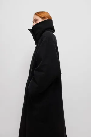 WOOL MAXI VINTAGE OVERSIZE COAT