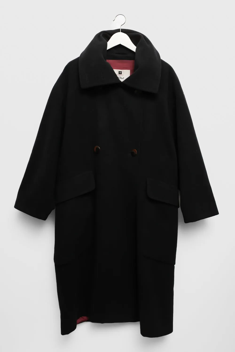 WOOL MAXI VINTAGE OVERSIZE COAT