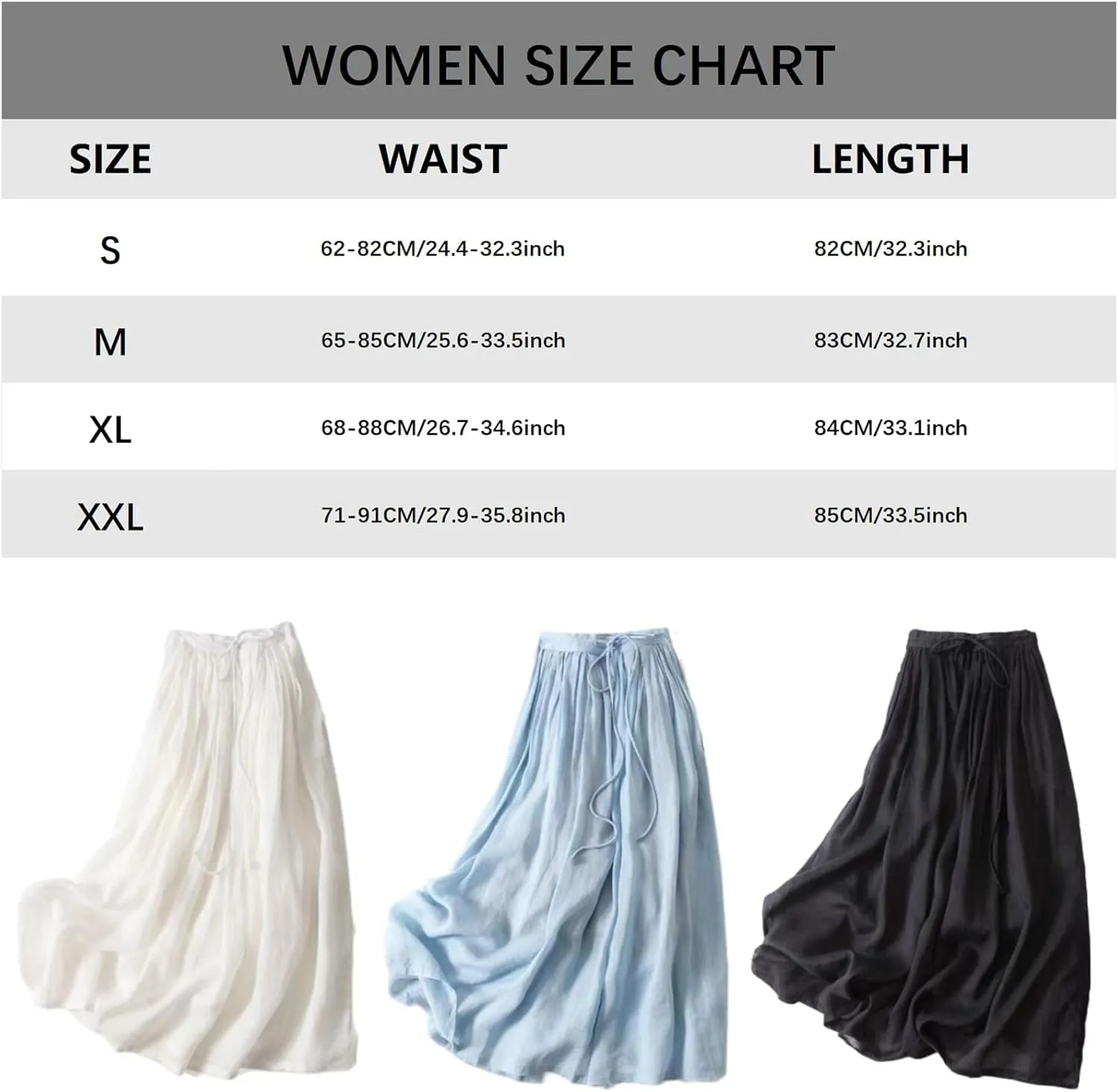 Wrap Around a Line Linen Skirt, 2025 Summer Casual Cotton Linen Maxi Skirts with Pockets for Women