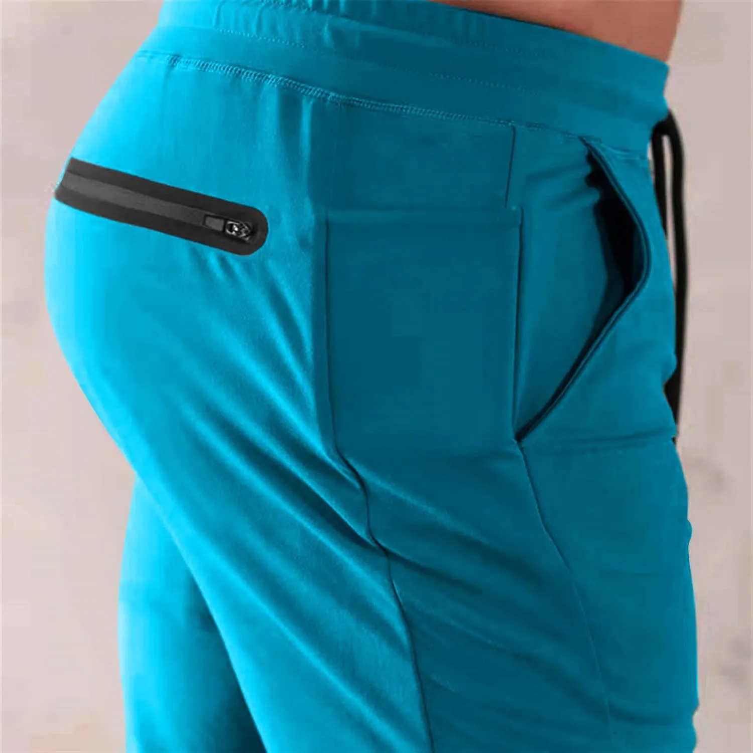 Xiaojmake Mens Tapered Jogger Casual Drawstring Elastic Waist Workout Sweatpants Slim Fit Gym Training Running Track Pants