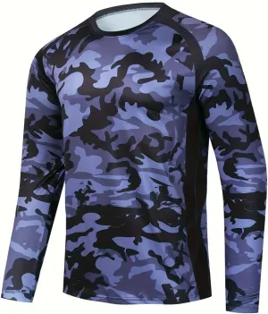 YIBIMOTTO Summer Fishing Shirts Long Sleeve Running Hiking Shirt Quick Dry Sun Protection Tops for Men Lightweight