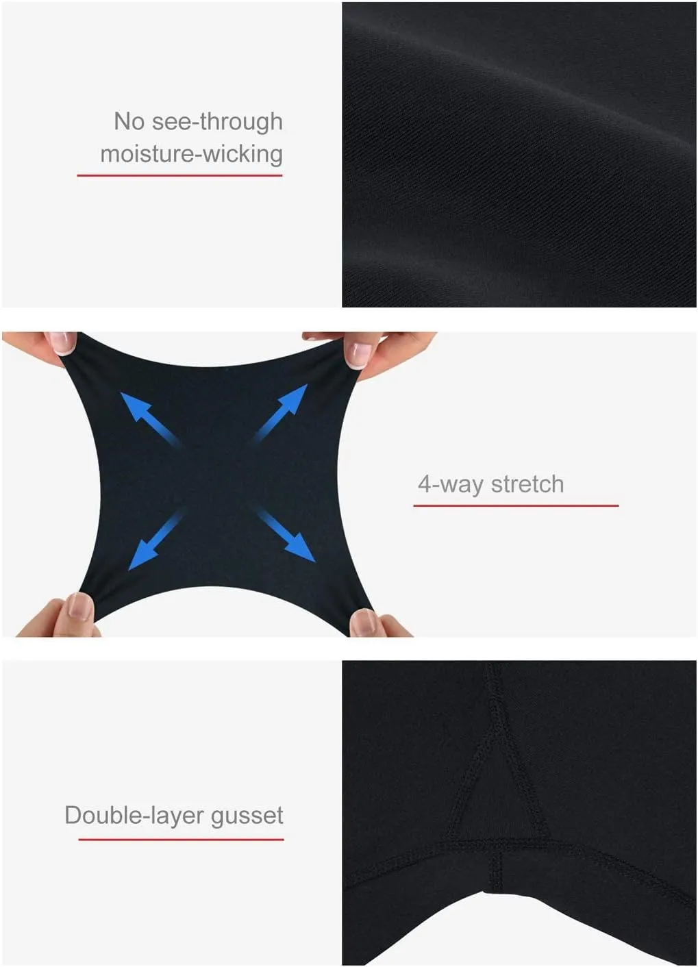 Zeronic Bootleg Yoga Capris Pants for Women High Waist Workout Flare Crop Leggings